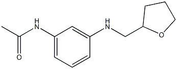 3'-[(Tetrahydrofuran-2-ylmethyl)amino]acetanilide 结构式