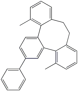 6,6''-Dimethyl-4'-phenyl-2,2''-ethano-1,1':2',1''-terbenzene 结构式