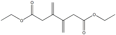 3,4-Dimethyleneadipic acid diethyl ester 结构式