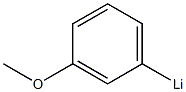 (3-Methoxyphenyl) lithium 结构式