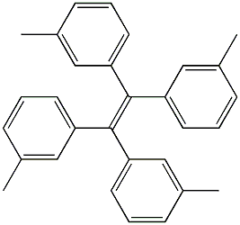 Tetrakis(3-methylphenyl)ethene 结构式