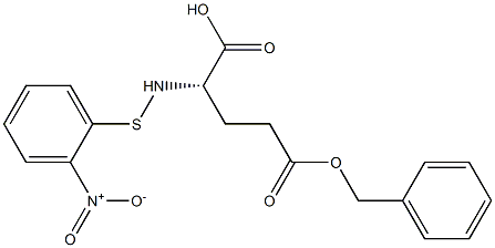 N-[(2-Nitrophenyl)thio]-L-glutamic acid 5-phenylmethyl ester 结构式