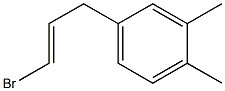 1-(3-Bromoallyl)-3,4-dimethylbenzene 结构式