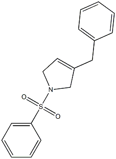 1-(Phenylsulfonyl)-3-benzyl-3-pyrroline 结构式