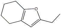 4,5,6,7-Tetrahydro-2-ethylbenzofuran 结构式