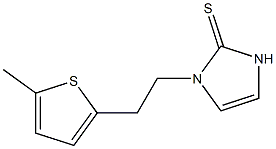 1-[2-(5-Methyl-2-thienyl)ethyl]-1H-imidazole-2(3H)-thione 结构式