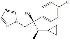 (2R,3R)-2-(4-Chlorophenyl)-3-cyclopropyl-1-(1H-1,2,4-triazol-1-yl)butan-2-ol 结构式