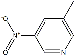 3-Nitro-5-methylpyridine 结构式