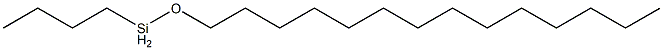 Butyl(tetradecyloxy)silane 结构式