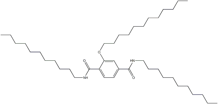 2-(Dodecyloxy)-N,N'-diundecylterephthalamide 结构式