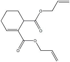 2-Cyclohexene-1,2-dicarboxylic acid bis(2-propenyl) ester 结构式