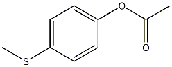 Acetic acid 4-methylthiophenyl ester 结构式