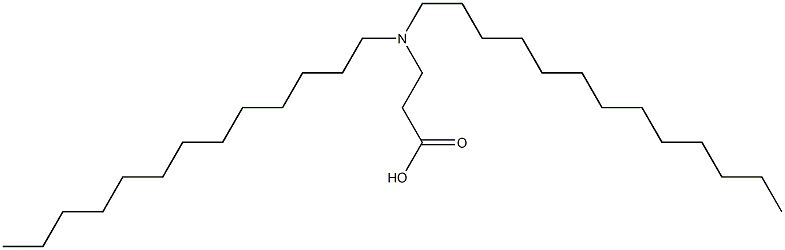 3-(Ditridecylamino)propanoic acid 结构式