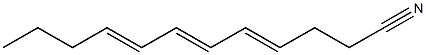 4,6,8-Dodecatrienenitrile 结构式