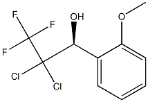 (1S)-1-(2-Methoxyphenyl)-2,2-dichloro-3,3,3-trifluoropropan-1-ol 结构式