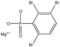 2,3,6-Tribromophenylphosphonic acid magnesium salt 结构式