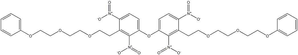 [2-[2-[2-(Phenoxy)ethoxy]ethoxy]ethyl](2,4-dinitrophenyl) ether 结构式