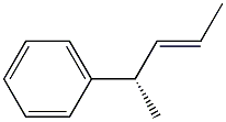 [S,(+)]-4-Phenyl-2-pentene 结构式