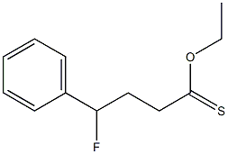 4-Fluoro-4-phenylthiobutyric acid ethyl ester 结构式