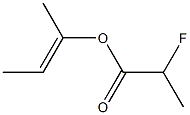 2-Fluoropropionic acid (E)-2-buten-2-yl ester 结构式