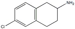 1,2,3,4-Tetrahydro-6-chloronaphthalen-2-amine 结构式