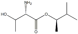 (2S)-2-Amino-3-hydroxybutanoic acid (R)-1,2-dimethylpropyl ester 结构式