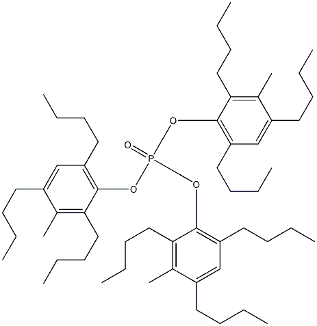 Phosphoric acid tris(3-methyl-2,4,6-tributylphenyl) ester 结构式