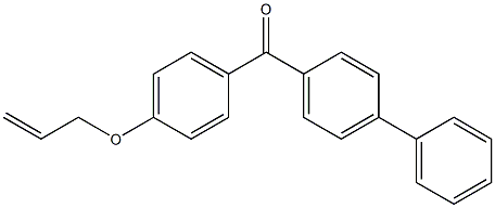 4-Phenyl-4'-(2-propenyloxy)benzophenone 结构式