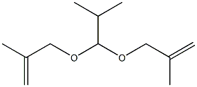 2,8-Dimethyl-5-isopropyl-4,6-dioxa-1,8-nonadiene 结构式