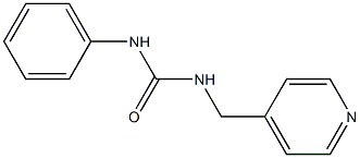 3-(4-Pyridylmethyl)-1-phenylurea 结构式