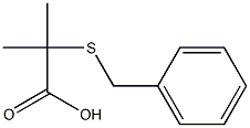 2-(Benzylthio)-2-methylpropionic acid 结构式