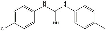 N-(4-Methylphenyl)-N'-(4-chlorophenyl)guanidine 结构式