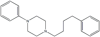 1-Phenyl-4-(4-phenylbutyl)piperazine 结构式