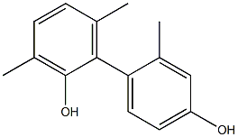 2',3,6-Trimethyl-1,1'-biphenyl-2,4'-diol 结构式