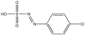 p-Chlorobenzenediazosulfonic acid 结构式