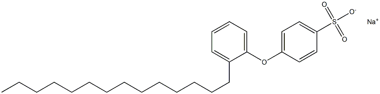 4-(2-Tetradecylphenoxy)benzenesulfonic acid sodium salt 结构式