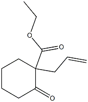 1-Allyl-2-oxocyclohexane-1-carboxylic acid ethyl ester 结构式