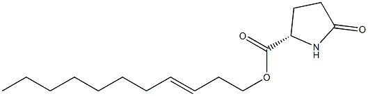 (S)-5-Oxopyrrolidine-2-carboxylic acid 3-undecenyl ester 结构式