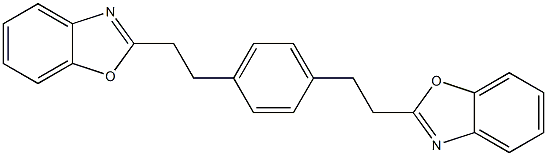2,2'-[4,1-Phenylenebisethylene]bis(benzoxazole) 结构式