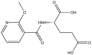 N-(2-Methoxynicotinoyl)-L-glutamic acid 结构式