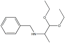 2-(Benzylamino)propanal diethyl acetal 结构式