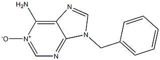 6-Amino-9-benzyl-9H-purine 1-oxide 结构式