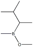 (1,2-Dimethylpropyl)(methyl)(methoxy)borane 结构式