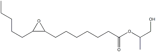 8,9-Epoxymyristic acid 2-hydroxy-1-methylethyl ester 结构式