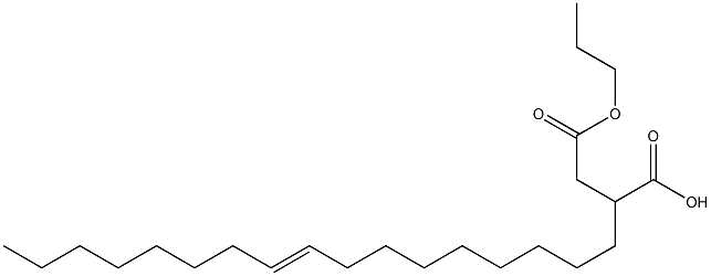 2-(9-Heptadecenyl)succinic acid 1-hydrogen 4-propyl ester 结构式