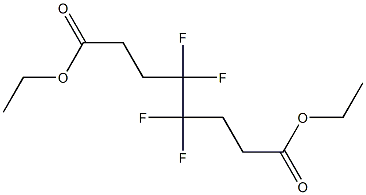 4,4,5,5-Tetrafluorooctanedioic acid diethyl ester 结构式