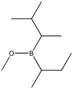 (1,2-Dimethylpropyl)sec-butyl(methoxy)borane 结构式