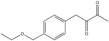 1-(p-Ethoxymethylphenyl)-2,3-butanedione 结构式