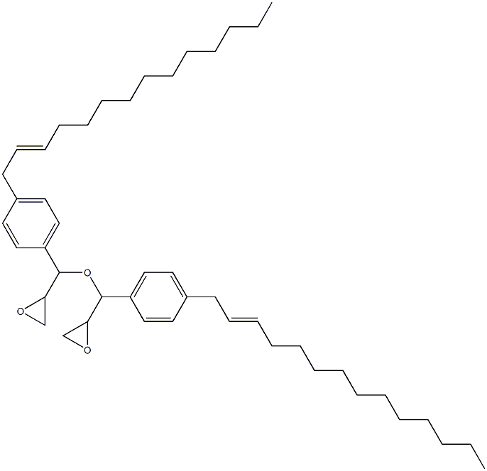 4-(2-Tetradecenyl)phenylglycidyl ether 结构式