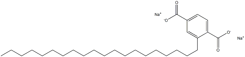 2-Icosylterephthalic acid disodium salt 结构式